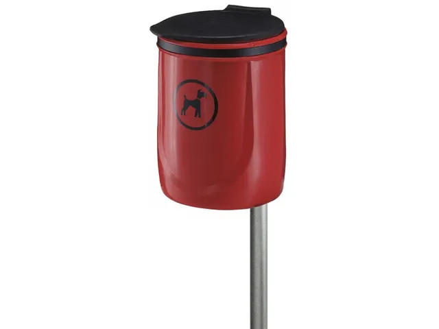 Poubelle extérieure Doggybin 40L Rouge