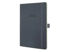 Weekagenda Conceptum A5 2026 (NL/FR/EN/DU) dark Grey Softcover