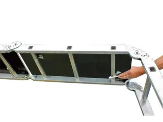 multifunctionele vouwladder,4x3,sporten,balk L 3,55m,aluminium - 9