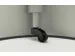 marchepied sur roulettes,plastique,RAL7035,repose-pied Ø 283mm