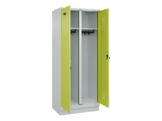 locker voor scheiding van kleding,HxBxD 1950x800x500mm,2vak - 1