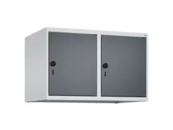 opzetkast,v. locker,2vak.,vak B 400mm,HxBxD 500x800x500mm,vleugeldeur