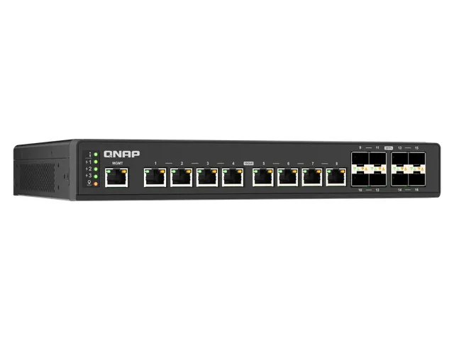 320Gbps, 8x 10GbE BASE-T (RJ45), 8x 10GbE SFP+, 1x 1GbE RJ45, 43.5 x 2