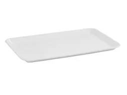 Vitrineschaal 30 cm Wit