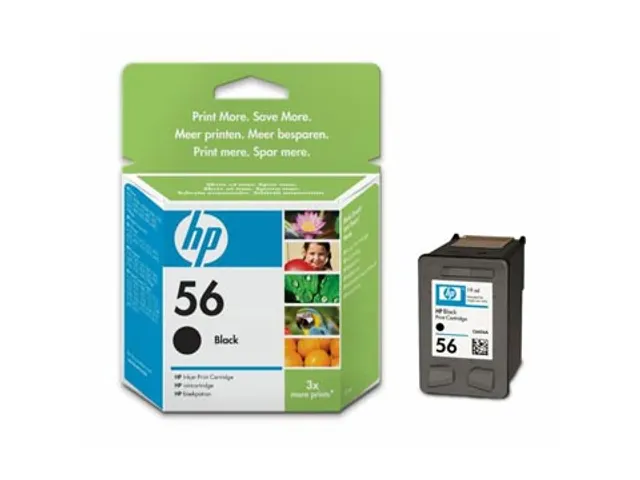 inktcartridge 56, 520 pagina's, OEM C6656AE, zwart