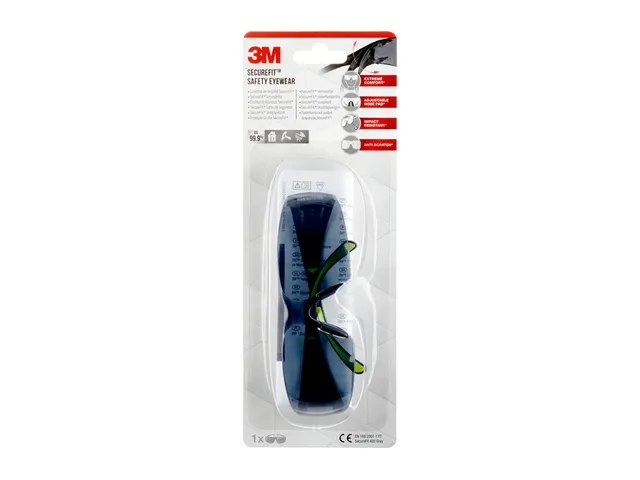 Lunettes de sécurité 3M SecureFit SF-400G teintées gris résistante