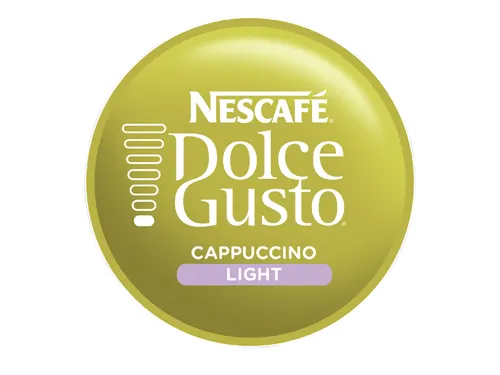 Koffiecups Dolce Gusto cappuccino light 16 stuks voor 8 kopjes