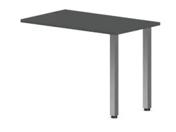 aanbouwtafel,i.h.v.,HxBxD 720-840x1000x600mm,MS-donkergrijs