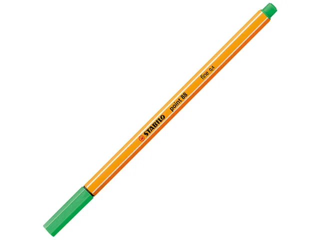 Fineliner STABILO point 88/16 fijn licht smaragdgroen
