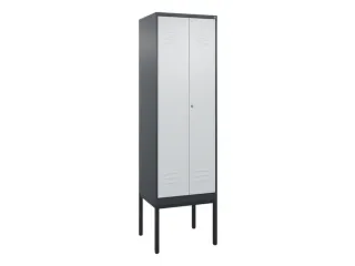 locker voor scheiding van kleding,HxBxD 2120x600x500mm,2vak - 1