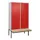 locker voor scheiding van kleding,HxBxD 2120x1200x815mm,4vak