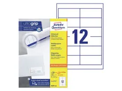 Etiket Avery Zweckform 3659-200 97x42.3mm wit 2400stuks