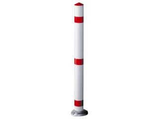 Afzetpaal Zelfoprichtend Staalbuis H 900Mm Met Pluggen Te Bevestigen - 1