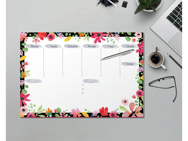 Designonderlegger Jolie Inspire Flower Love A3 30vel