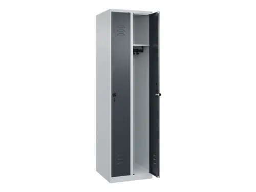 locker,HxBxD 1850x500x500mm,2vak,vak B 250mm,draaigrendel