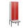 Dubbeldekse dekenkist,HxBxD 1950x600x815mm,2x2vak.,vak B 300mm