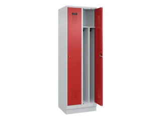 locker voor scheiding van kleding,HxBxD 1950x600x500mm,2vak - 1