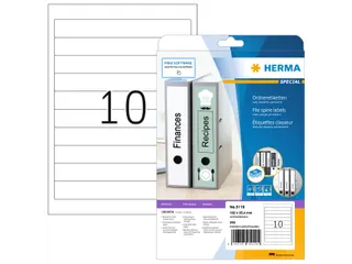 Herma 5119 Rugetiket 192x25,4mm Wit permanent klevend 250 stuks - 1