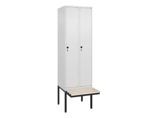 locker voor scheiding van kleding,HxBxD 2120x600x815mm,2vak - 1