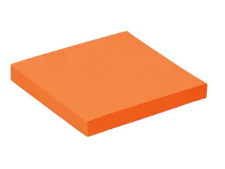 Memoblok Quantore 76x76mm neon oranje - 1