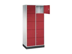grootvolume-lockersysteem,RAL 7035/RAL 3003,HxBxD 1950x820x500mm