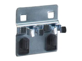 gereedschapsklem,v. perfoplaat,dubbel,Ø 16mm - 2