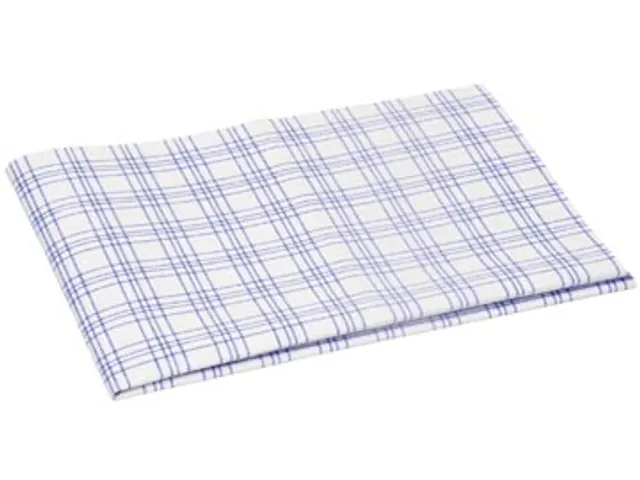 Vileda keukendoek Microvezel 40x60cm wit blauw, pak à 3 stuks