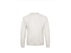 B&C ID.202 sweater, wit, maat S, per stuk