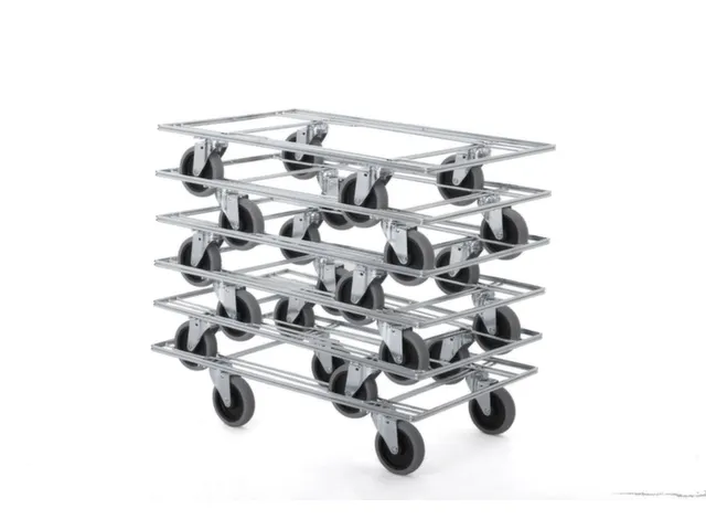 onderwagen voor kratten,draagverm. 200kg,laadvl. LxB 600x400mm