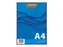 Bloc-notes Aurora A4 carreau 5x5mm 100 feuilles 60g bleu