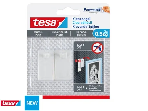 Klevende spijker Tesa behang en pleisterwerk 0.5kg