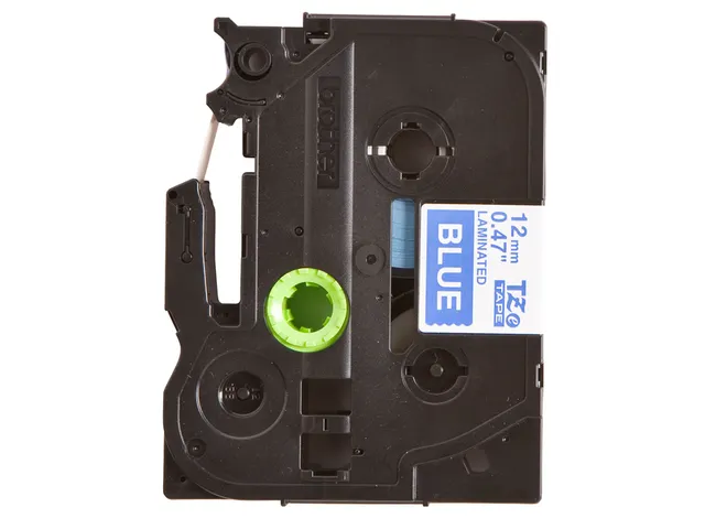 Labeltape Brother P-touch TZe-535 standaard 12mm wit op blauw