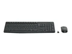 OUTLET Logitech MK235 toetsenbord Inclusief muis USB AZERTY Frans Grij