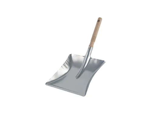 Stofblik Cleaninq verzinkt houten steel 23x21 cm
