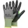 Tegera 8845 snijbestendige handschoenen, zwart/groen/grijs, maat 9, pe