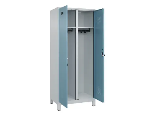 locker voor scheiding van kleding,HxBxD 1950x800x500mm,2vak