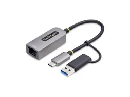 StarTech.com USB-C naar Ethernet Adapter met USB-A Dongle
