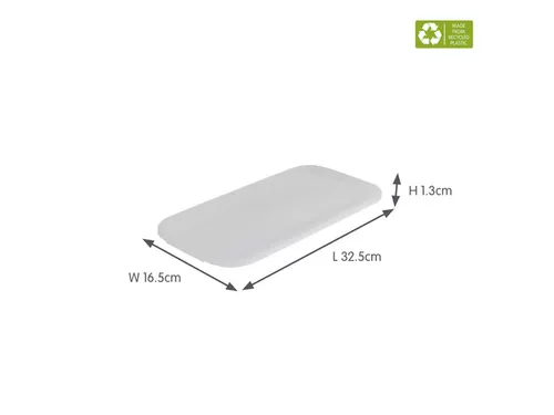 Sigma Home deksel voor 6L cube box transparant - 32,5x16,5x1,3cm