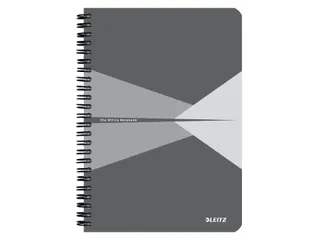 Notitieboek Leitz Office A5 lijn 180pag grijs - 6