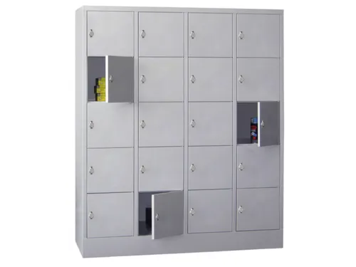 Vakkenkast HxBxD 1850x1230x500mm 20 Vakken vak B 300mm Klink Ral7035