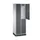 Dubbeldekse garderobekast,HxBxD 1950x620x500mm,2x2vak.,vak B 260mm