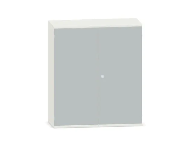 Kantoorkast 1150x1000x430mm Decor Romp Wit Decor Front Lichtgrijs