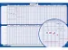 Projectplanner 2026 Legamaster 90x60cm horizontaal gelamineerd Engelst