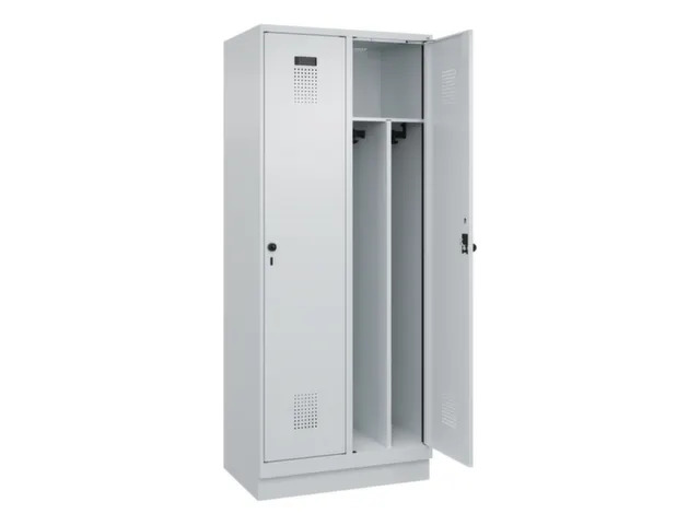 locker voor scheiding van kleding,HxBxD 1950x800x500mm,2vak