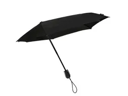 Paraplu STORMaxi opvouwbaar Ø 90cm handmatige sluiting windproof zwar