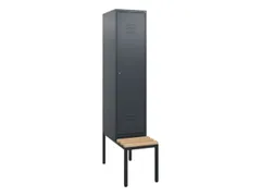 locker met bank,HxBxD 1950x400x815mm,1vak,vak B 400mm,cil.-slot