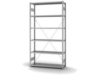 systeemstelling,grondveld,HxBxD 2500x1360x435mm,vakl. 180kg - 2