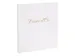 Livre d'or Balacron avec titre 140 pages blanches - 21x19 cm vertical