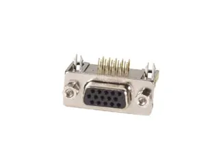 Vrouwelijke 15P Sub-D Connector - Hoge Dichtheid - Printmontage - 1
