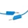 Meetsnoer 4mm 50cm / Blauw (MLN-SIL / 1)